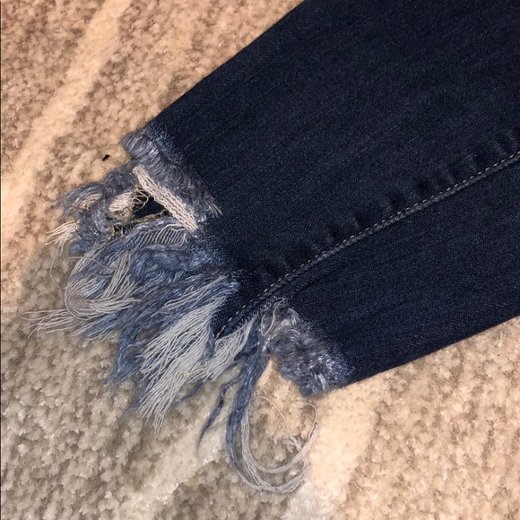 Hidden Ripped Blue Jeans - Picture 3 of 5